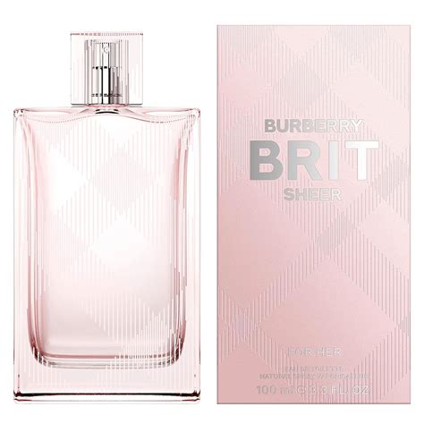 brit sheer burberry eau de toilette|Burberry Brit sheer edt 100ml.